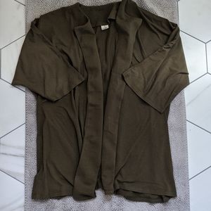 Miakoda organic robe in olive